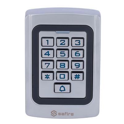 Control de acceso autónomo - Acceso mediante tarjeta EM, PIN y App - Activación de relé, pulsador y tono - Wiegand 26 y WiFi | Mando a distancia - Tuya Smart App para gestión y apertura remota - Apto para exteriores IP68