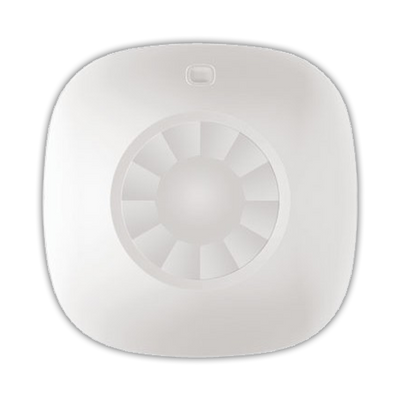 PIR ceiling detector - Wireless - Internal antenna - Low battery LED indicator - 360º detection, no blind spots - Power supply 2 AA 1.5 V LR6 batteries