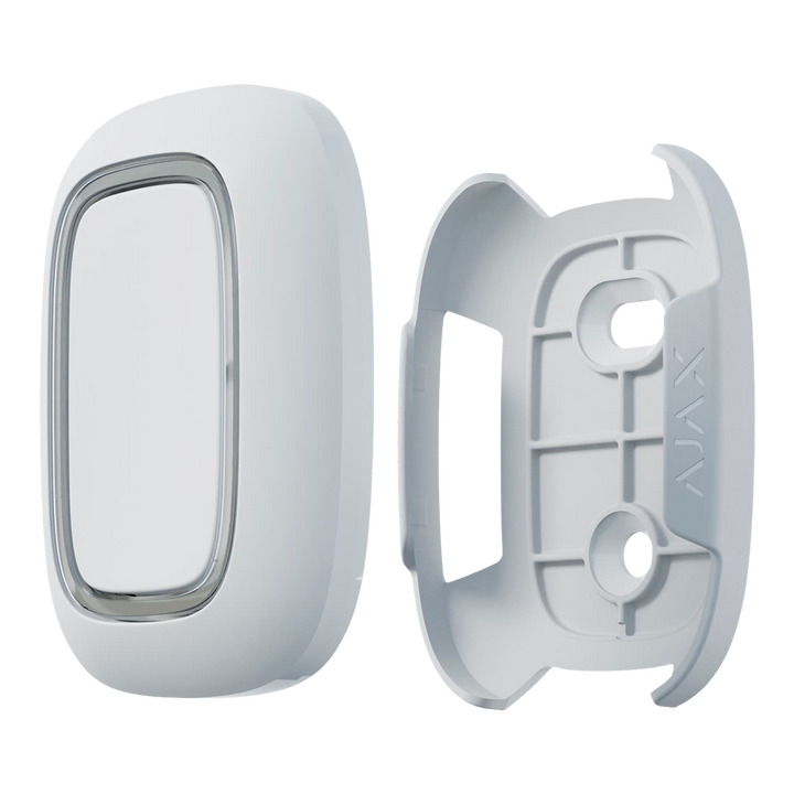 Ajax - Support for emergency button - Compatible with AJ-BUTTON-W and AJ-DOUBLEBUTTON-W - Easy installation - White color