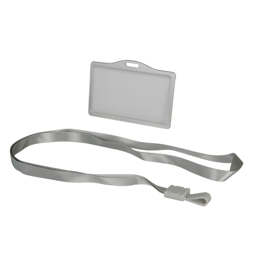 Card holder - CR80 - Lanyard included - Horizontal layout
