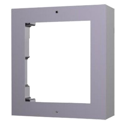 Marquesina para montaje en pared - Para 1 módulo - Específica para sistemas de videoportero Safire - Compatible con módulos Safire - Caja de aluminio para aviación - Panel de aluminio para aeronáutica