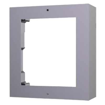 Tettuccio per montaggio a parete - Per 1 modulo - Specifico per impianti videocitofonici Safire - Compatibile con i moduli Safire - Scatola in alluminio per aviazione - Pannello in alluminio aeronautico