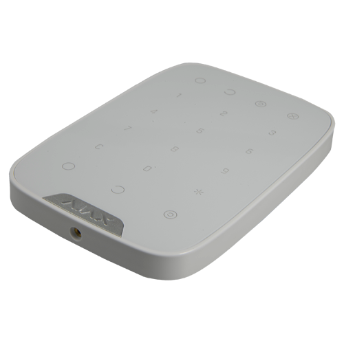 Teclado independiente blanco - Bidirezionale - Compatible con firmware 2.0 o superior - Senza fili 868 MHz Jeweller - Armato, disarmato, parziale e urgente - Alimentazione 4 pile AAAA 1.5 V - Innowatt