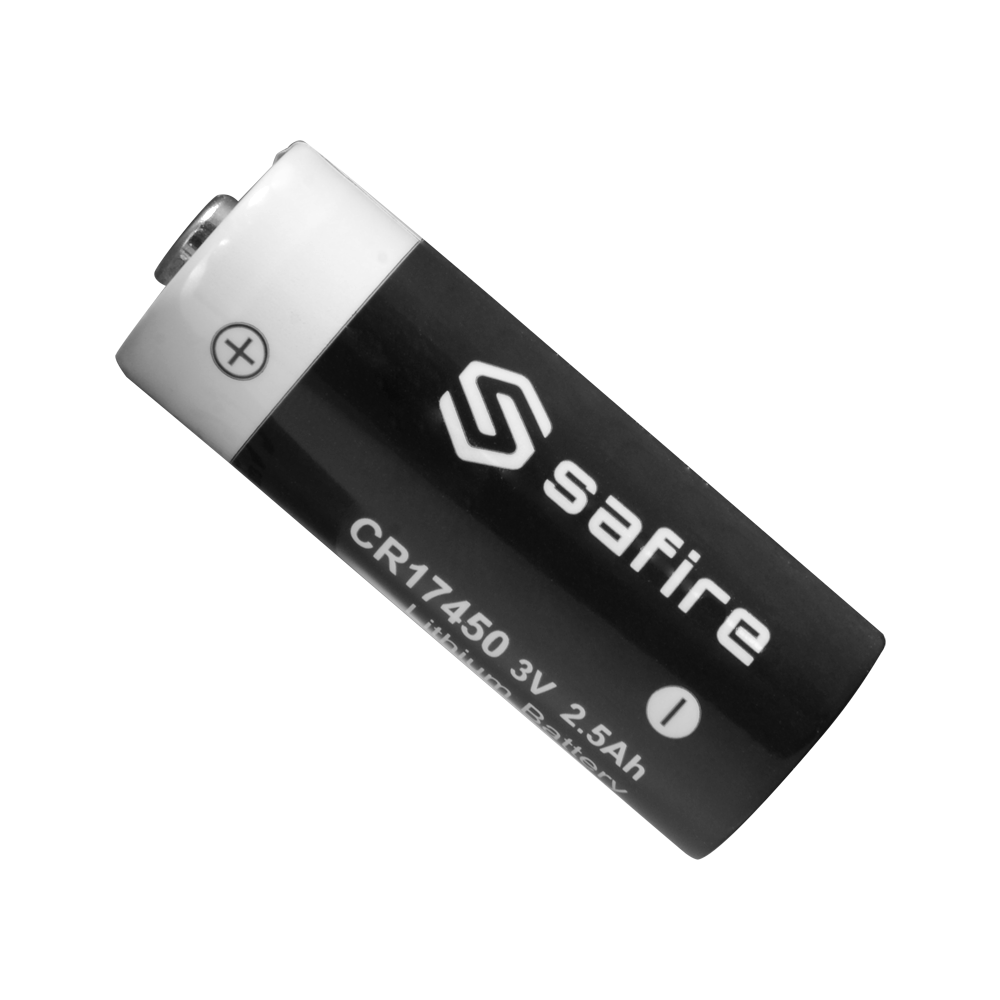 Safire - Batería CR17450/4/5A/CR8L - Litio - Voltaje 3 V - Capacidad nominal 2500 mAh - Compatible con detectores Visonic PG8994 y PG894