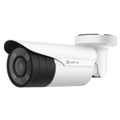 Cámara Bullet Safire Gamma ECO - Salida 4 en 1 - CMOS 3K de Alto Rendimiento - Lente Varifocal 2.7~13.5 mm - Matriz IR LED Alcance 50 m - Resistente al agua IP66