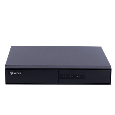 Videoregistratore 5n1 Safire - 8 CH HDTVI / HDCVI / AHD / CVBS / 8 IP - H.265 Pro+ - Uscita HDMI 2K, VGA e BNC (CVBS) - 4 CH Intelligenza artificiale - Ammette 1 hard disk | Audio