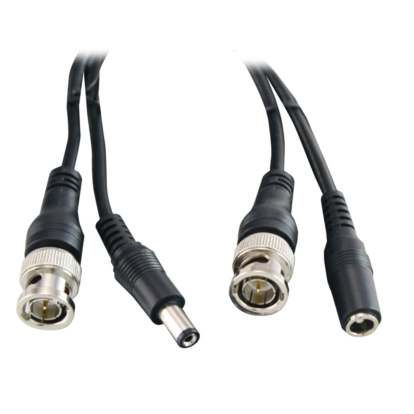 Combined cable RG59 + DC - BNC connector - 10 meters - Video - Power - Low losses