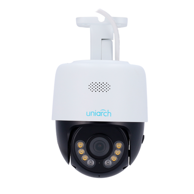 IP PTZ Camera 3 Megapixel - Uniarch Range - 1/2.8" Progressive Scan CMOS - 4 mm Lens - IR and White Light Alcance 30 m - WDR | 3D-DNR | PoE