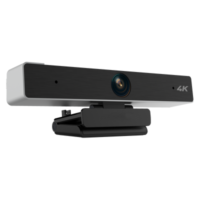Nivian Telecamera USB - Risoluzione 4K (3840x2160) - Angolo di visione 120° - Doppio microfono integrato - Auto framing - Plug &amp; Play