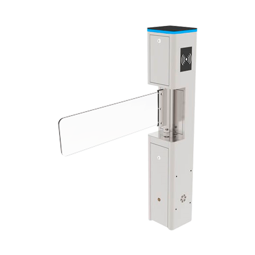 Two-way access turnstile - Individual motorized door - Opening times, alarms and modes - Passage size 900 mm - Made of SUS304 stainless steel - Compatible with third party systems