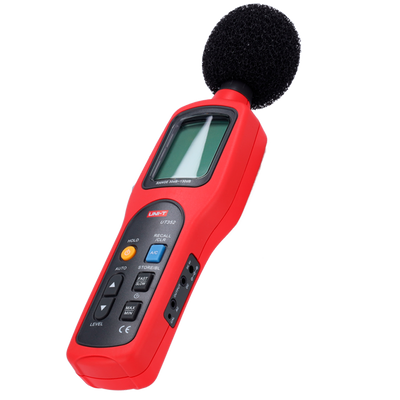 Sound Level Meter - Captures noise up to 130dB with fast response - Backlit LCD display | Memory - Ergonomic, lightweight design with intuitive interface - Auto power off