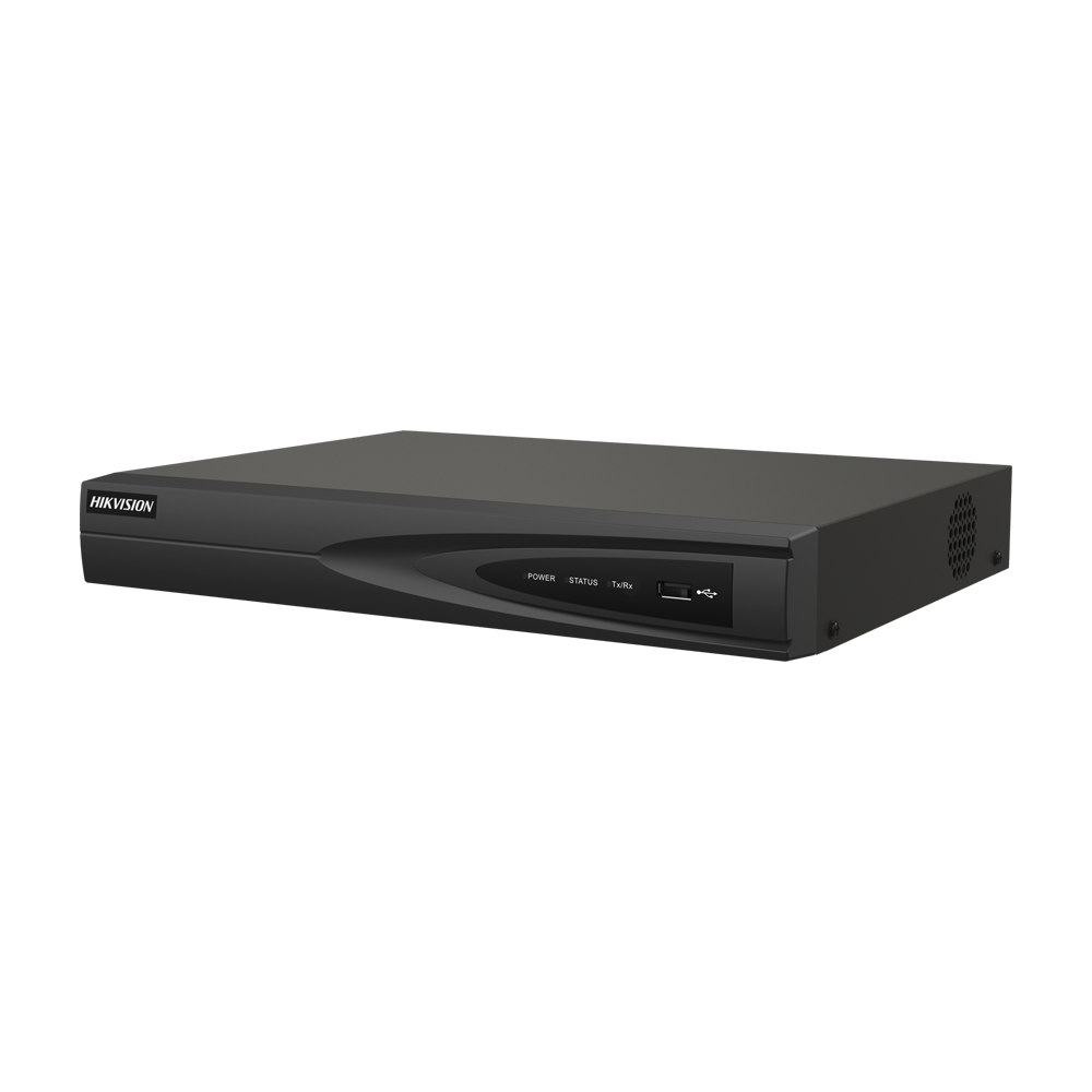 Hikvision - Gamma Value - Videoregistratore NVR 16 CH IP - Risoluzione massima 8Mpx@1ch - Larghezza di banda 160 Mbps Supporta 1 hard disk - Rilevamento del movimento 2.0 4 canali