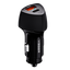 VEGER - Charger for cars - Total power 38 W - Input 12-24V DC - Black color -