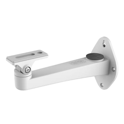 Wall bracket - For box and bullet cameras - Suitable for outdoor use - White color - Compatible with Hiwatch Hikvision - Hollow pin
