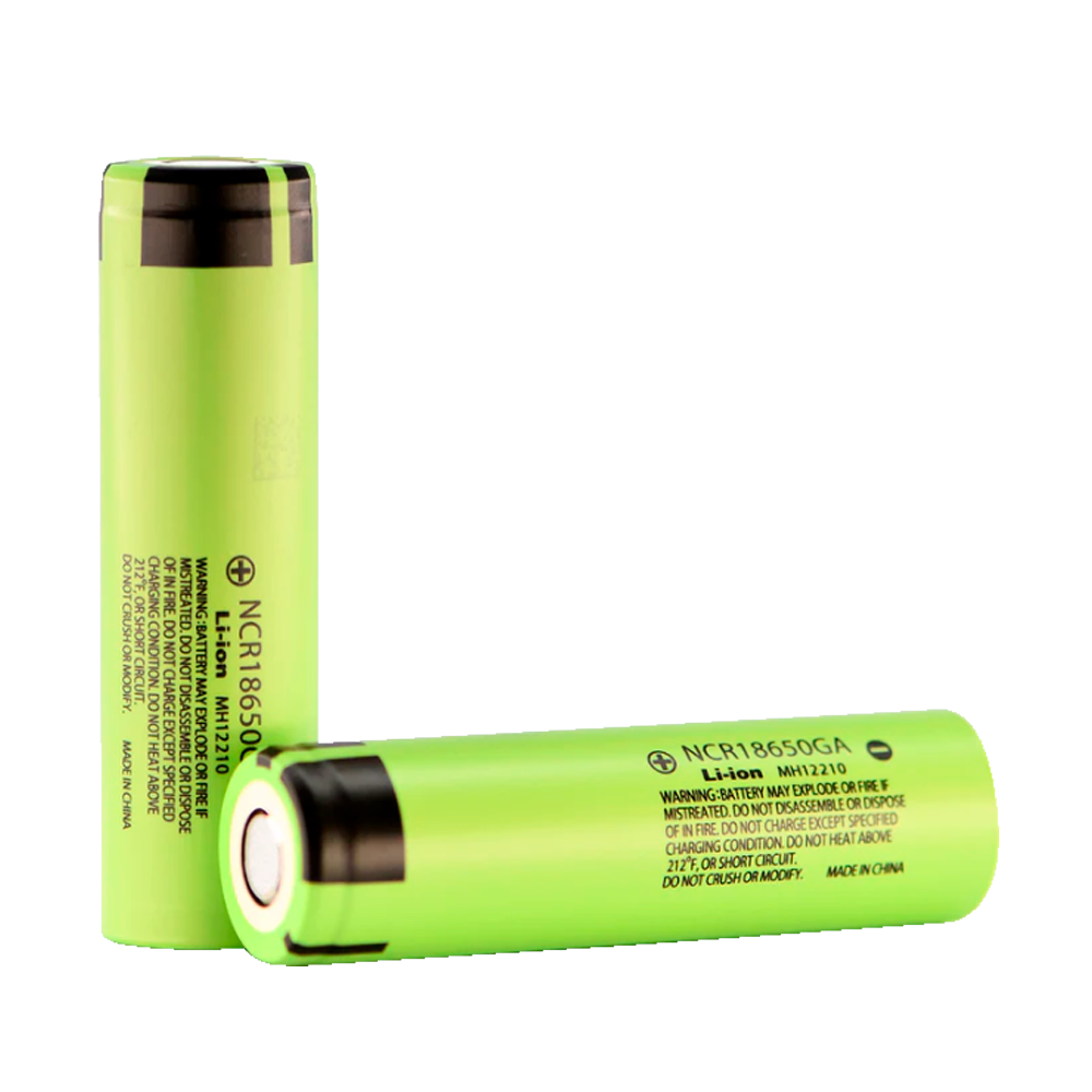 Pila  NCR18650GA - Recargable - Voltaje 3.6 V - Li-ion - Capacidad nominal 3450 mAh - Compatible con VIDAR