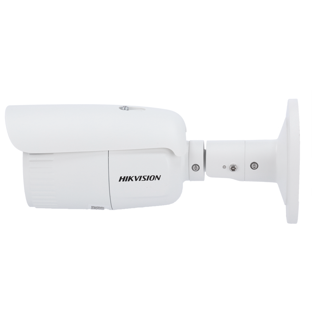 Hikvision - Telecamera Bullet IP gamma Value - Risoluzione 2 Megapixel (1920x1080) - Lente varifocale motorizzata 2.8~12 mm - EXIR IR portata 50 m | PoE IEEE802.3af - Rilevamento del movimento 2.0 | Waterproof IP67