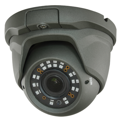 Cámara domo Gama 1080p ULTRA - 4 en 1 (HDTVI / HDCVI / AHD / CVBS) - 1/2.8" Sony© 2.13 Mpx Exmor IMX307 - Lente varifocal 2.7~13.5 mm - LEDs IR SMD Alcance 30 m - Sensibilidad Starlight / WDR 120dB