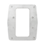 Placca di acciaio personalizzata per tornelli - Cornice di finitura per lettori biometrici - Adatta ai lettori ZK-FR1200(-MF) - Realizzata in acciaio inossidabile - Design leggero ed elegante - facile installazione