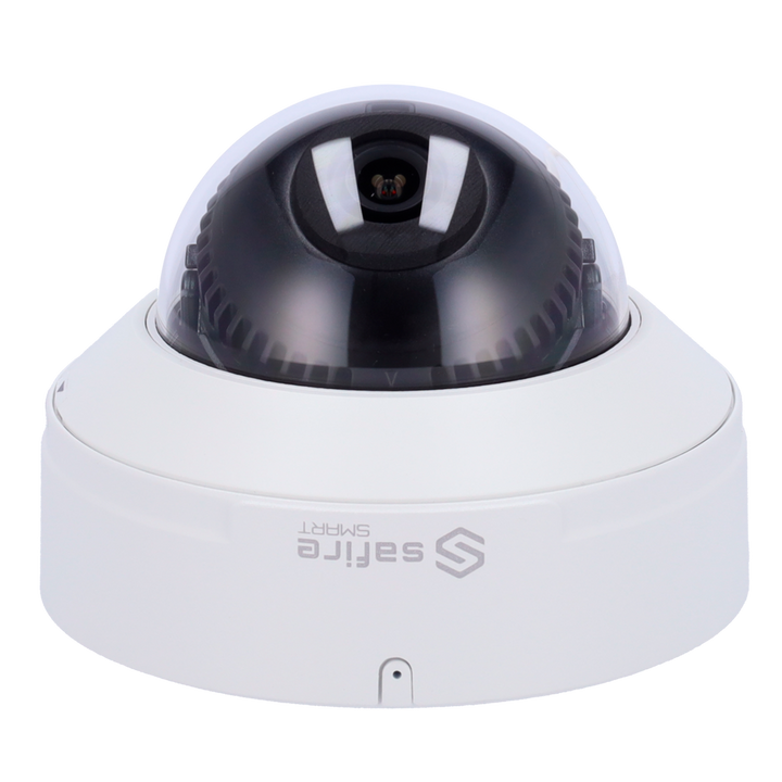 Safire Smart - Telecamera Dome IP gamma I1 IA Avanzata - Risoluzione 4 Megapixel (2592x1520) - Ottica 2.8 mm | Audio & Allarmi | IR 30m - IA Avanzata:Perimetro, Volto, Conteggio, Metadati - Waterproof IP67 & IK10 | PoE (IEEE802.3af)
