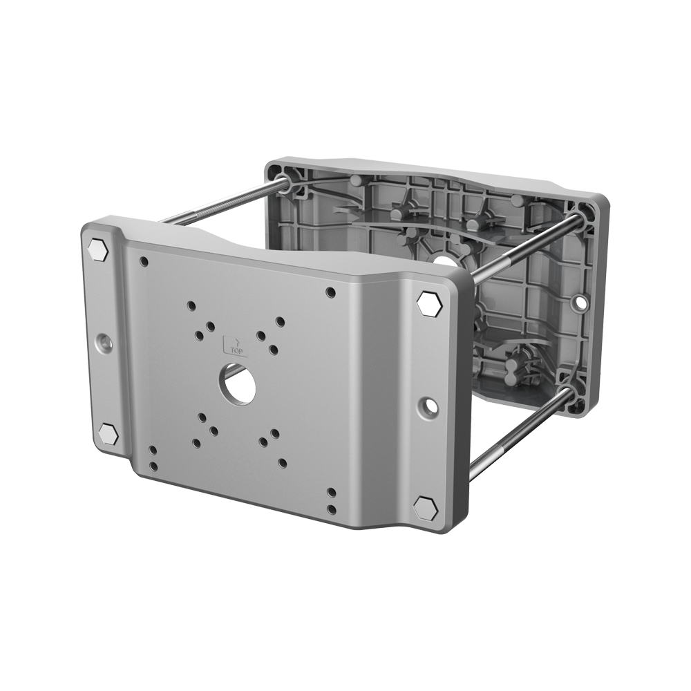 Pole/Streetlight Bracket - For Motorized Dome Cameras - Diameter Range 150~300mm - Suitable for Outdoor Use and Anti-Corrosion - Gray - Adjustable Length
