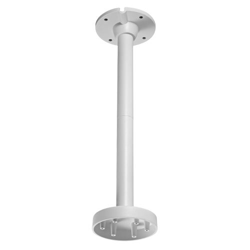 Roof bracket - Height 567 mm - Suitable for outdoor use - White color - Made in aluminum - Hollow pin