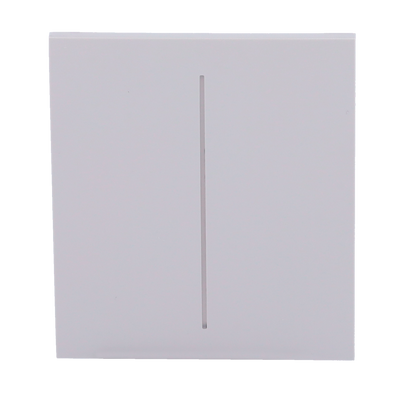 Ajax - LightSwitch CenterButton - Pannello tattile per doppio interruttore della luce  - Compatibile con AJ-LIGHTCORE-2G - Retroilluminazione a LED - Pannello tattile centrale senza contatto - Color grigio nebbia - Innowatt