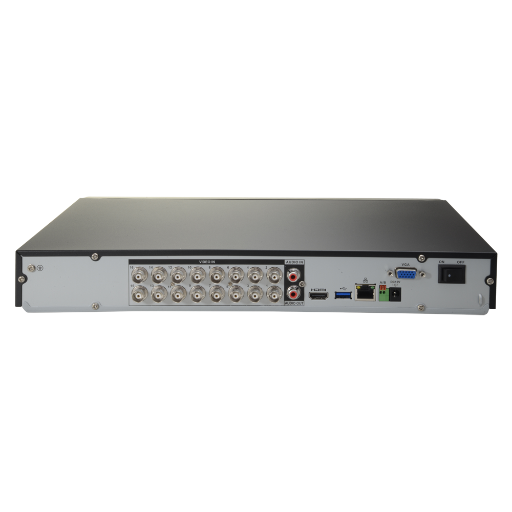 Videoregistratore 5n1 X-Security - 16 CH HDTVI/HDCVI/AHD/CVBS (5Mpx) + 8 IP (6Mpx) - Audio su coassiale - Risoluzione videoregistratore 5M-N (10FPS) - 2 CH Riconoscimento facciale - 16 CH Riconoscimento di persone e veicoli