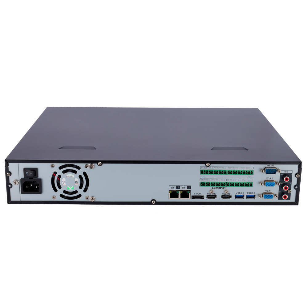 Videograbador X-Security NVR ACUPICK - 64 CH IP - Resolución máxima 32 Megapíxeles - Smart H.265+; H.265; H.264+ inteligente; H.264; MJPEG - 2 x Salida HDMI y VGA - Funciones Inteligentes