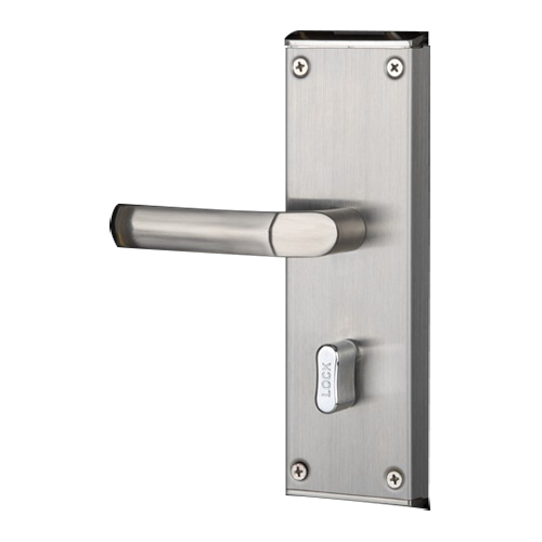 Hotel lock - Opening via MF card - Backset 60mm | Right opening - Independent operation with 4 x AA battery - Emergency cylinder - Management with Hotel Lock System software