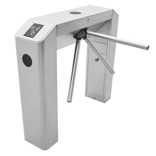 Two-Way Access Turnstile - 3 Rotating Arms | Double support - Opening times, alarms and modes - Passage size 550 mm | Adjustable force - Made of SUS304 stainless steel - Compatible with third party systems