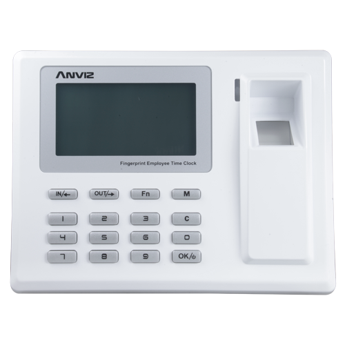 ANVIZ Attendance Control Terminal - Fingerprints and keyboard - 2000 records / 50000 registers - USB and TCP/IP communication - 8 Attendance Control Modes - Free CrossChex Software