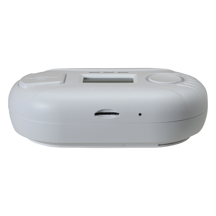 ANKA Standalone CO Detector - 10 Year Battery Life - Alarm Light - Audible Alarm 85dB at 3m - Test Button and LCD Screen - EN 50291:2010 Certified