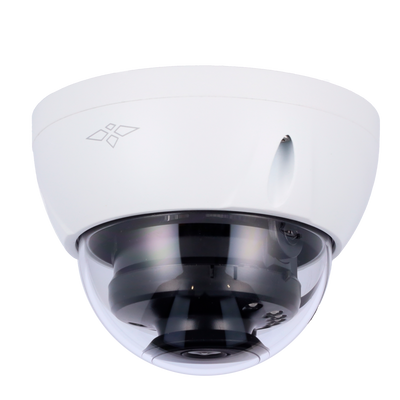 X-Security Telecamera Dome 3K Gamma ECO - Uscita 4 en 1 / Risoluzione 3K (2880x1620) - 1/2.7” Progressive CMOS Starlight 3K (5Mpx 16:9) - Lente 2.8 mm - LED Smart IR portata 30 m - Impermeabile IP67 | Antivandalo IK10