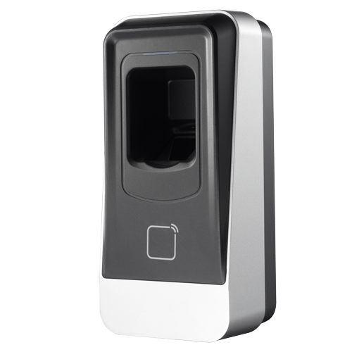 Lector de acceso - Acceso mediante huella dactilar y tarjeta EM - Indicador LED y acústico - RS485 - Compatible con SF-AC2x05/06-WRIP - Apto para exterior IP65