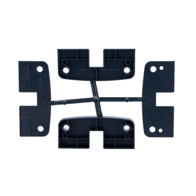 Soporte para cerrojo inteligente - Compatible con WM-BOLT y WM-BOLT-WIFI - Apto para ajustar la pieza del marco - Grosor: 1 mm / 2 mm / 5 mm / 10 mm - Soportes combinables - Color negro
