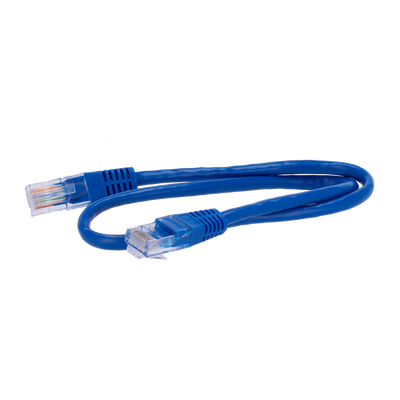 UTP - Ethernet cable - RJ45 connectors - Category 5E - 0.5 m - Light blue color