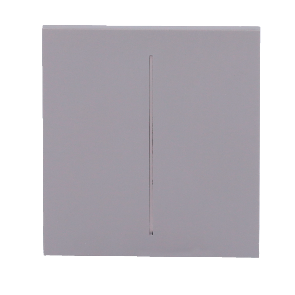 Ajax - LightSwitch CenterButton - Double Light Switch Touch Panel - Compatible with AJ-LIGHTCORE-2G - LED Backlight - Contactless Center Touch Panel - Gray Color