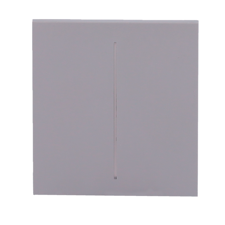 Ajax - LightSwitch CenterButton - Double Light Switch Touch Panel - Compatible with AJ-LIGHTCORE-2G - LED Backlight - Contactless Center Touch Panel - Gray Color