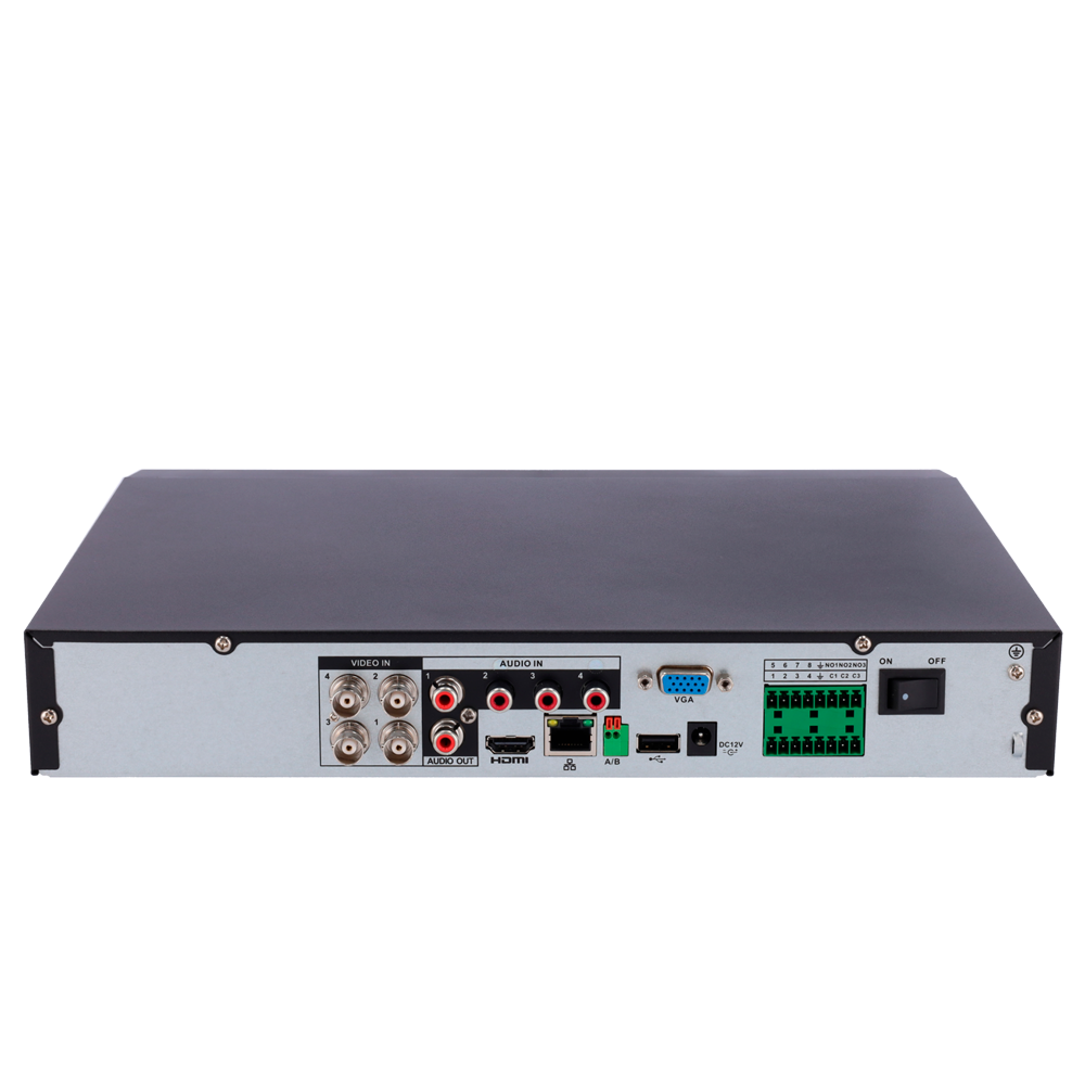 Videograbador 5n1 X-Security - 4 canales analógicos (8Mpx) + 4 IP (8Mpx) - Audio | Alarmas - Resolución de vídeo 4K (7FPS) - 1 CH Reconocimiento facial - 1 CH Reconocimiento de personas y vehículos