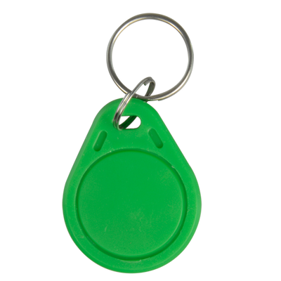 Proximity TAG Key - Radiofrequency ID - Passive MF | Green color - 13.56 MHz frequency - Light and portable - Maximum security