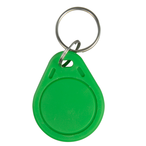Proximity TAG Key - Radiofrequency ID - Passive MF | Green color - 13.56 MHz frequency - Light and portable - Maximum security