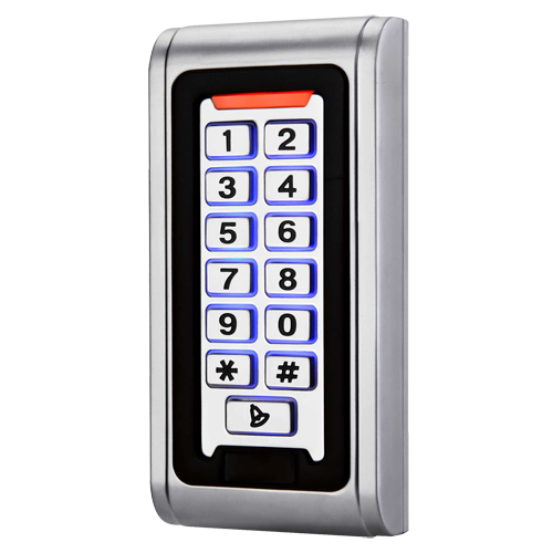 Standalone access control - Access via EM card and PIN - Relay, alarm and buzzer output - Wiegand 26 - Time control - Suitable for outdoor use IP68