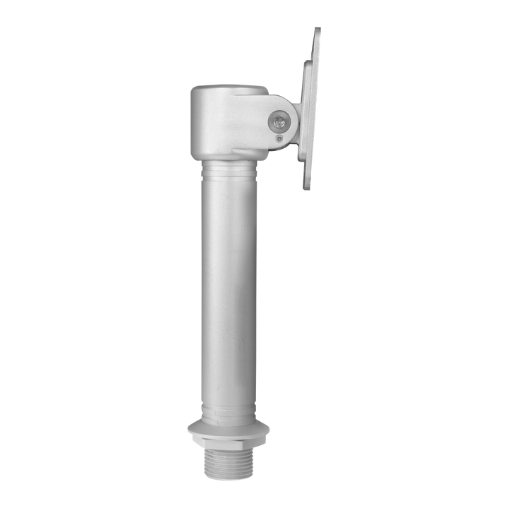 Supporto del tornello per controllo accessi - Piastra universale con fori di adattamento - Composto da due elementi - Compatibile con i dispositivi Safire - Misure: 214.5mm (Al) x 45mm (An) x 27mm (Fo) - Fabbricato in alluminio