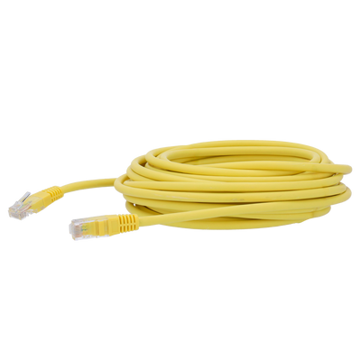 Cavo UTP - Ethernet - Connettori RJ45 - Categoria 6 - 30 m - Colore Giallo