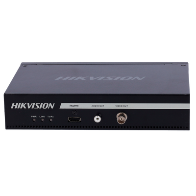 Decodificador Hikvision - 16 canales - Resolución máxima 32 Mpx - 1 salida HDMI 4K | 1 salida BNC - Audio | Alarmas | Compatible con ONVIF - Válido para cámaras IP, NVR y otros dispositivos
