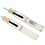 Cavo di collegamento diretto QSFP28 - Velocità 100Gbps - Moduli QSFP28 ad entrambe le estremità - Ideale per lo Stacking tra Switch - 5 Metri - Cavo Ottico