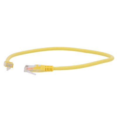 Cavo UTP - Ethernet - Connettori RJ45 - Categoria 6 - 0,3 m - Colore Giallo