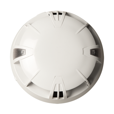Detector óptico - El detector integra un transceptor NFC - Configuración y visualización a través de APP - Gráfico de la última alarma detectada  - Control dinámico y compensación de sensibilidad - Montaje en la base universal TFBASE01N
