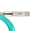 Cavo di collegamento diretto QSFP28 - Velocità 100Gbps - Moduli QSFP28 ad entrambe le estremità - Ideale per lo Stacking tra Switch - 10 Metri - Cavo Ottico