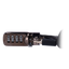 Cordón antihurto EAS - Apto para portátiles - Apertura con código de 4 dígitos - Dimensiones cerradura: 5 (An) x 7 (Al) mm - Longitud cordón: 200 mm - Fabricado en acero y aluminio